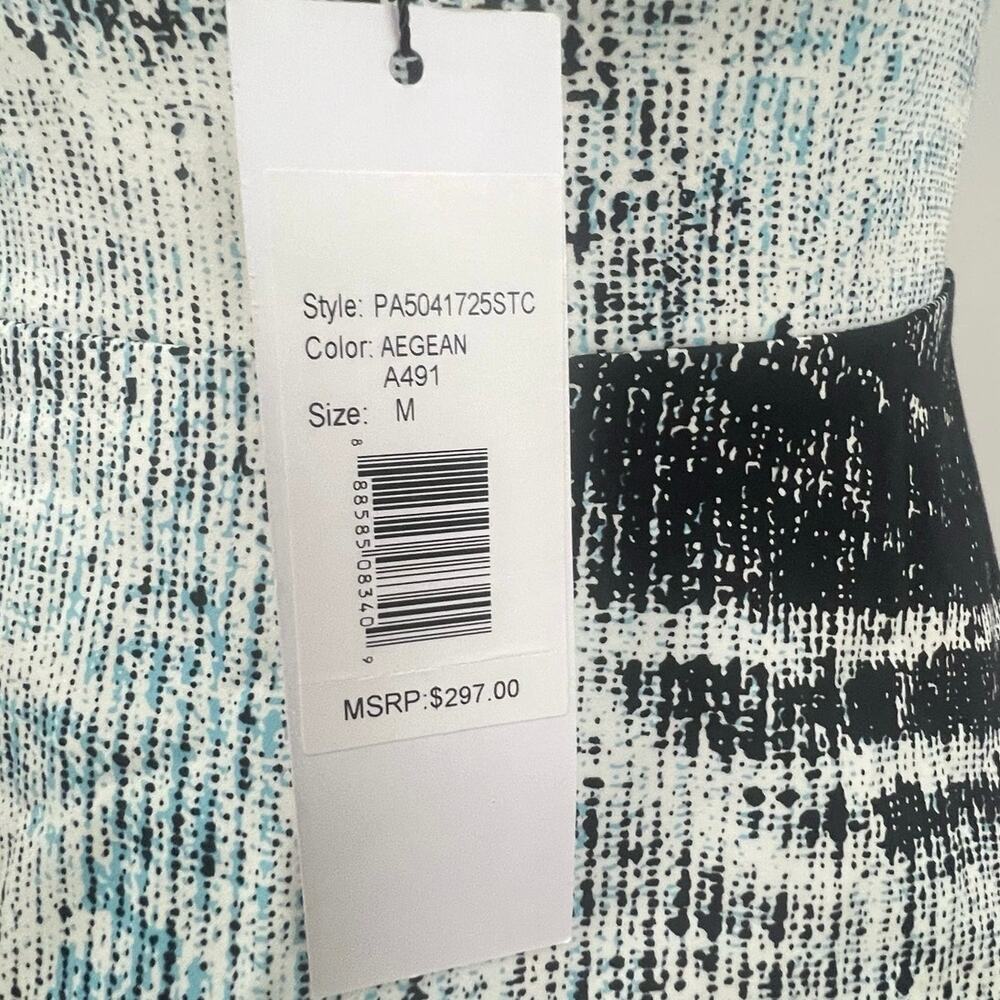Parker Leona Aegean Printed Halter Fit and Flare Mini Dress Women’s Size M NWT - Picture 7 of 12